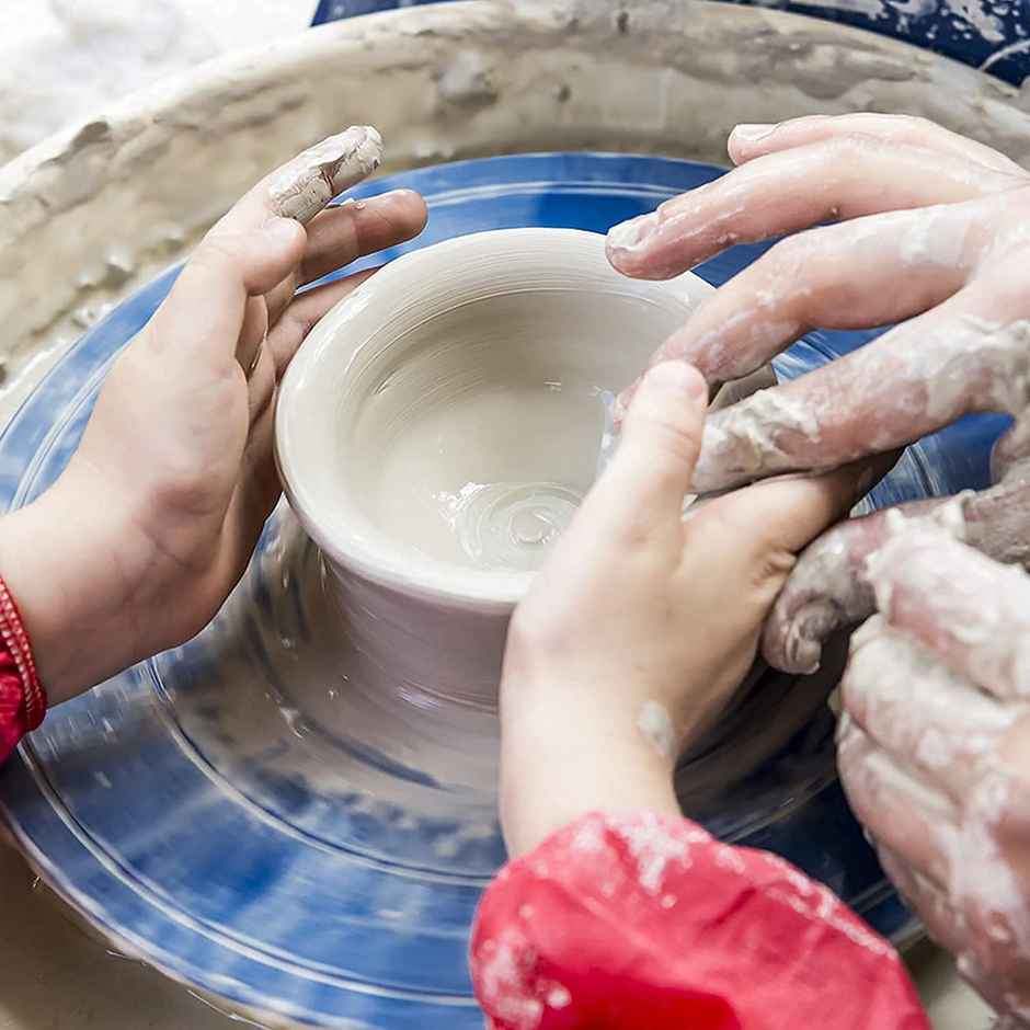 Chrome Natural Air-Dry Clay, White,All-Purpose Modeling Clay for Sculpting, Hand Modeling,Non-Toxic
