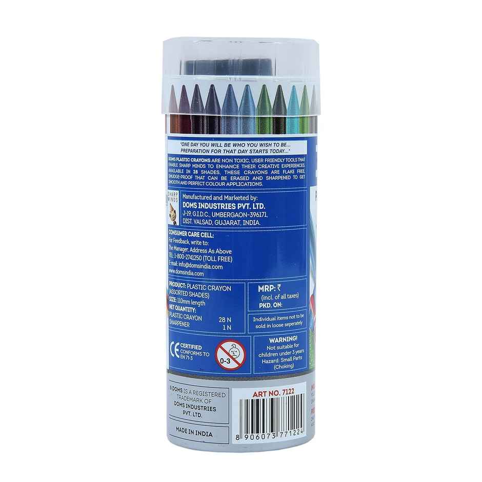 Doms Plastic Crayon Box | Creative Art Set