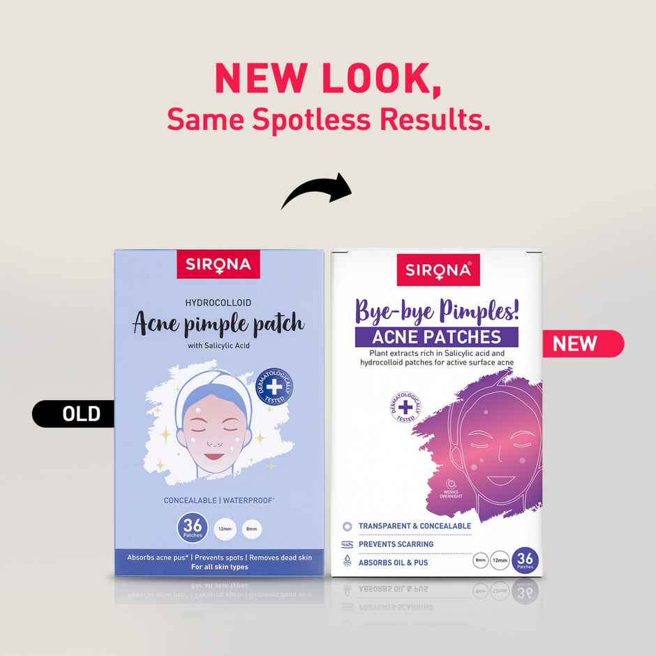 Sirona Acne Pimple Patch For Face For All Skin Types