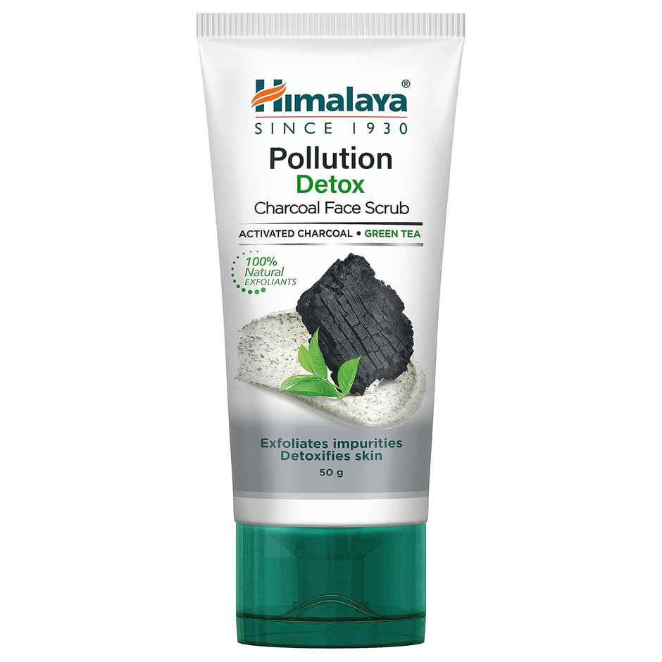 Himalaya Wellness Company Pollut Detox Charcoal Face Scrub