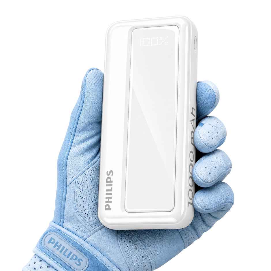 Philips DLP1711NW/94 10000mAh 22.5W Max Fast Charging Power Bank with Digital LED Display