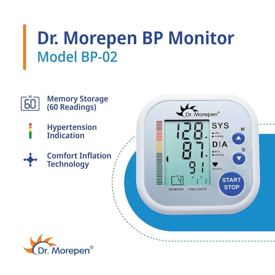  Dr Morepen BP-02 Blood Pressure Monitor