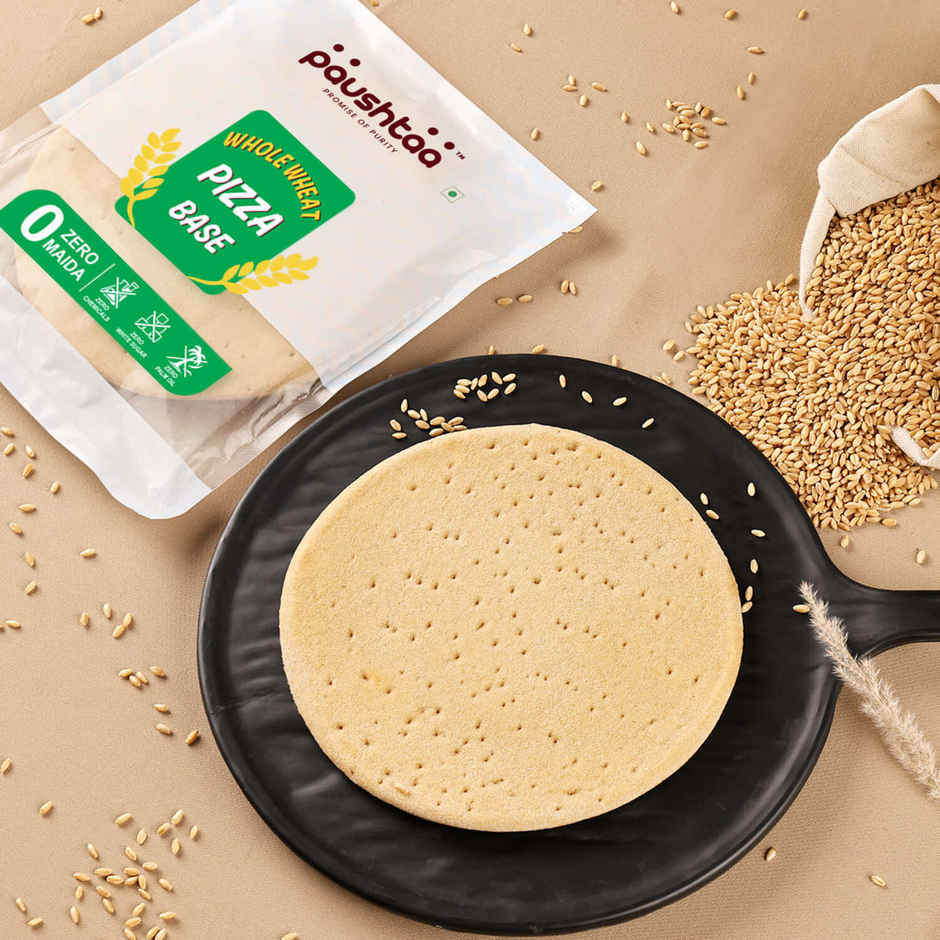 Paushtaa Whole Wheat Thin Crust Pizza Base