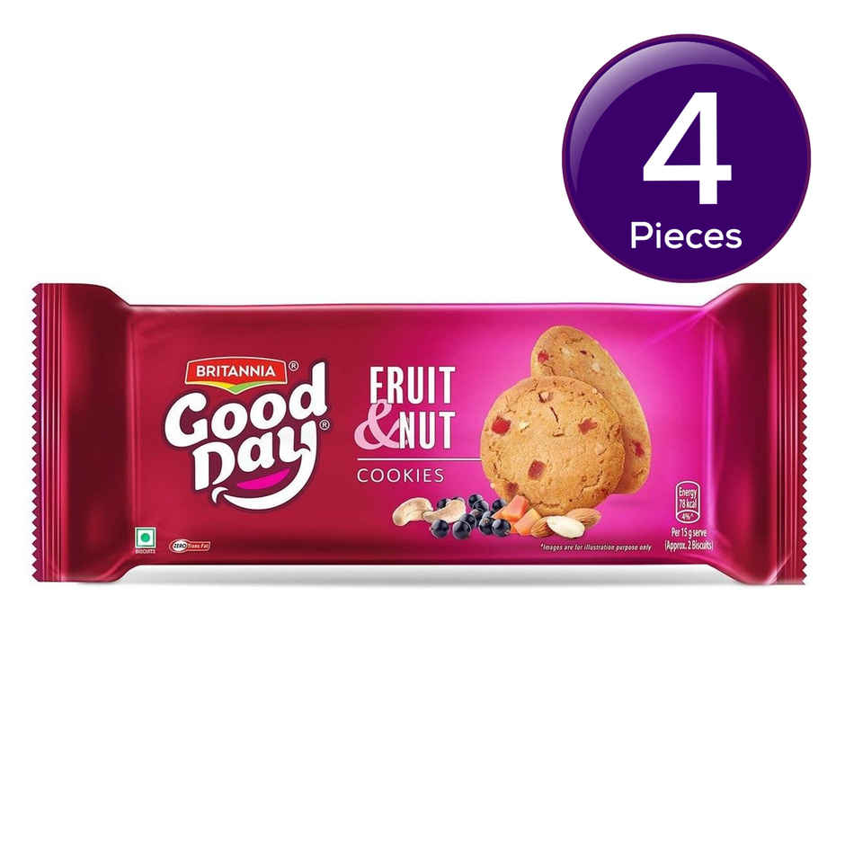 Britannia Good Day Oats Cookies Fruits and Nuts Dry Fruit Biscuits | Combo