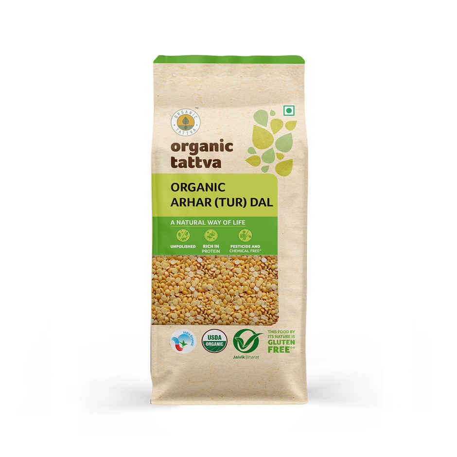 Organic Tattva Tur Dal Pouch