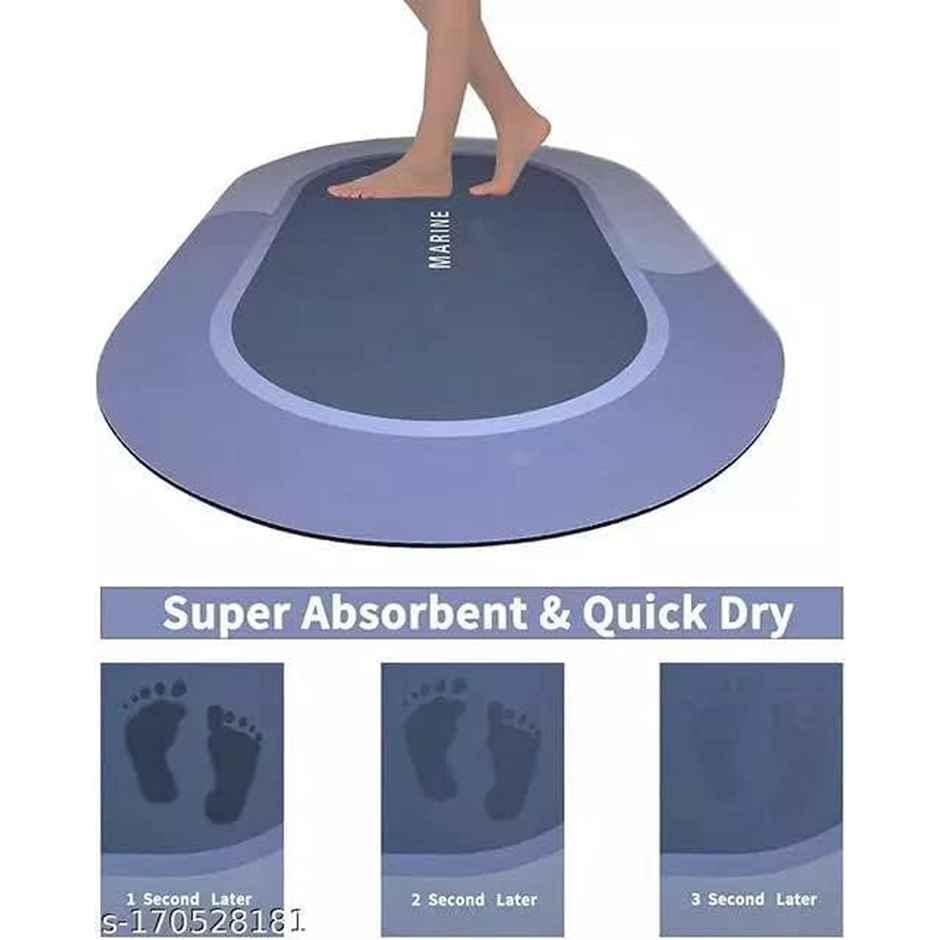 Status Silicon Anti-Skid Bath Mat | 38 x 58 cm | Wonderful | Assorted