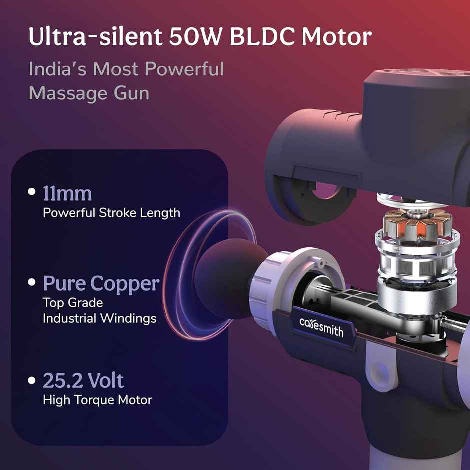 Caresmith Charge Sport Professional Massage Gun: Ultra-Powerful Deep Tissue Relief