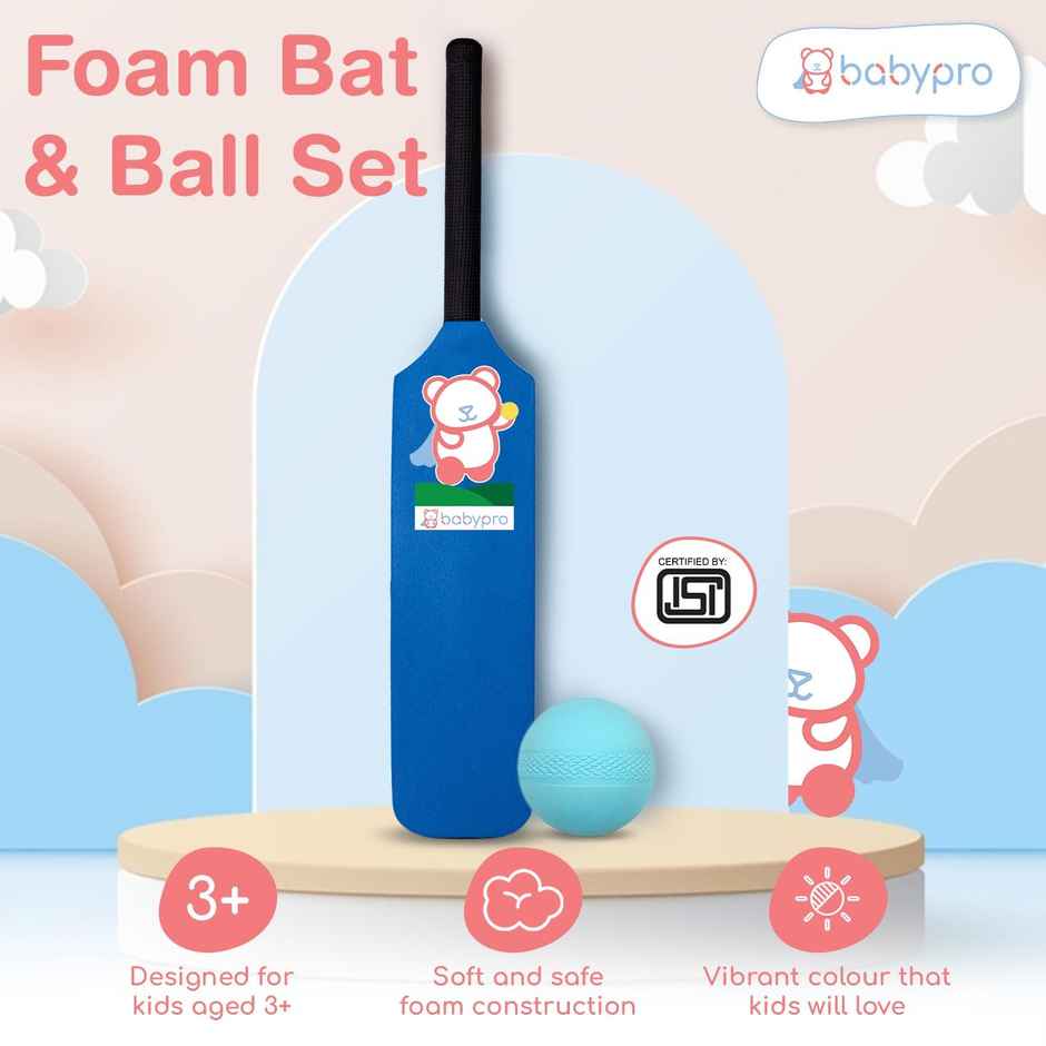 BabyPro Foam Bat and Ball