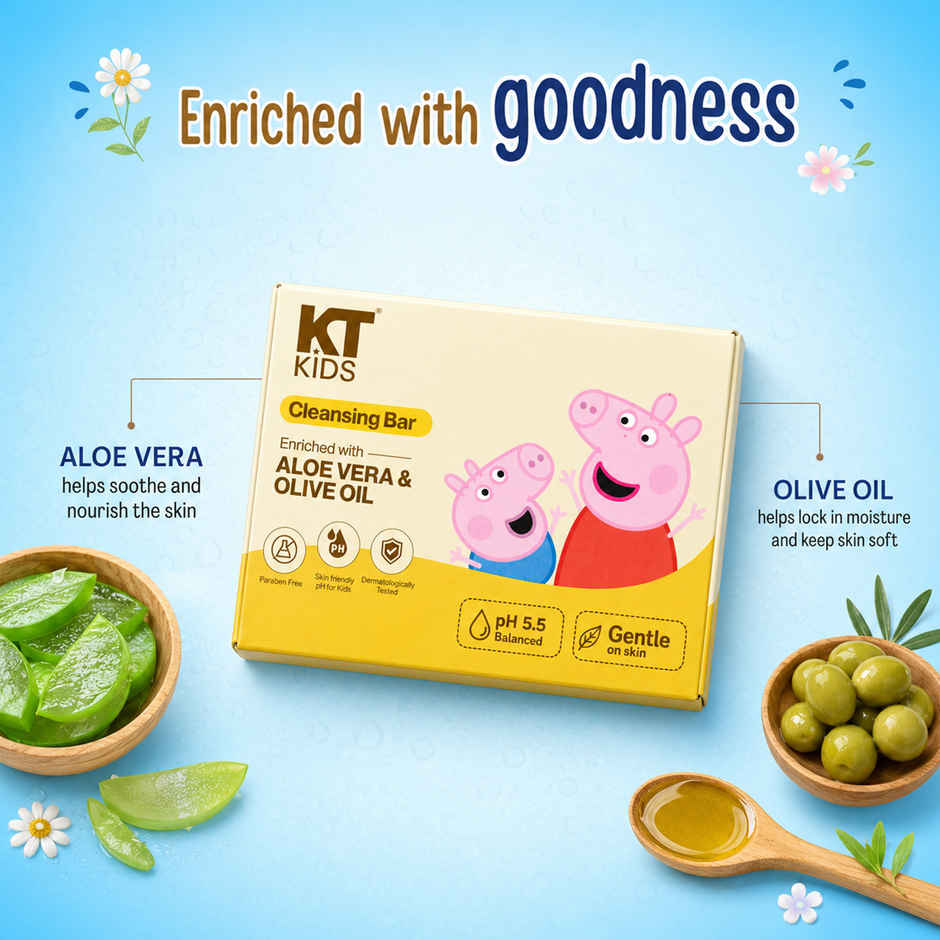 KT Kids Soap | Gentle Cleansing with Shea Butter & Argan Oil