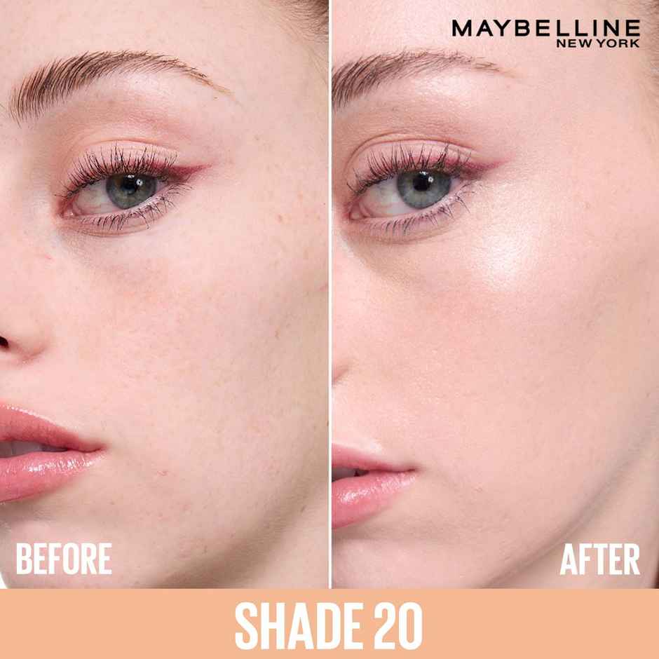 Maybelline Fit Me BB Nude Glow BB Cream, SPF 50 + 24H Hydration - 20