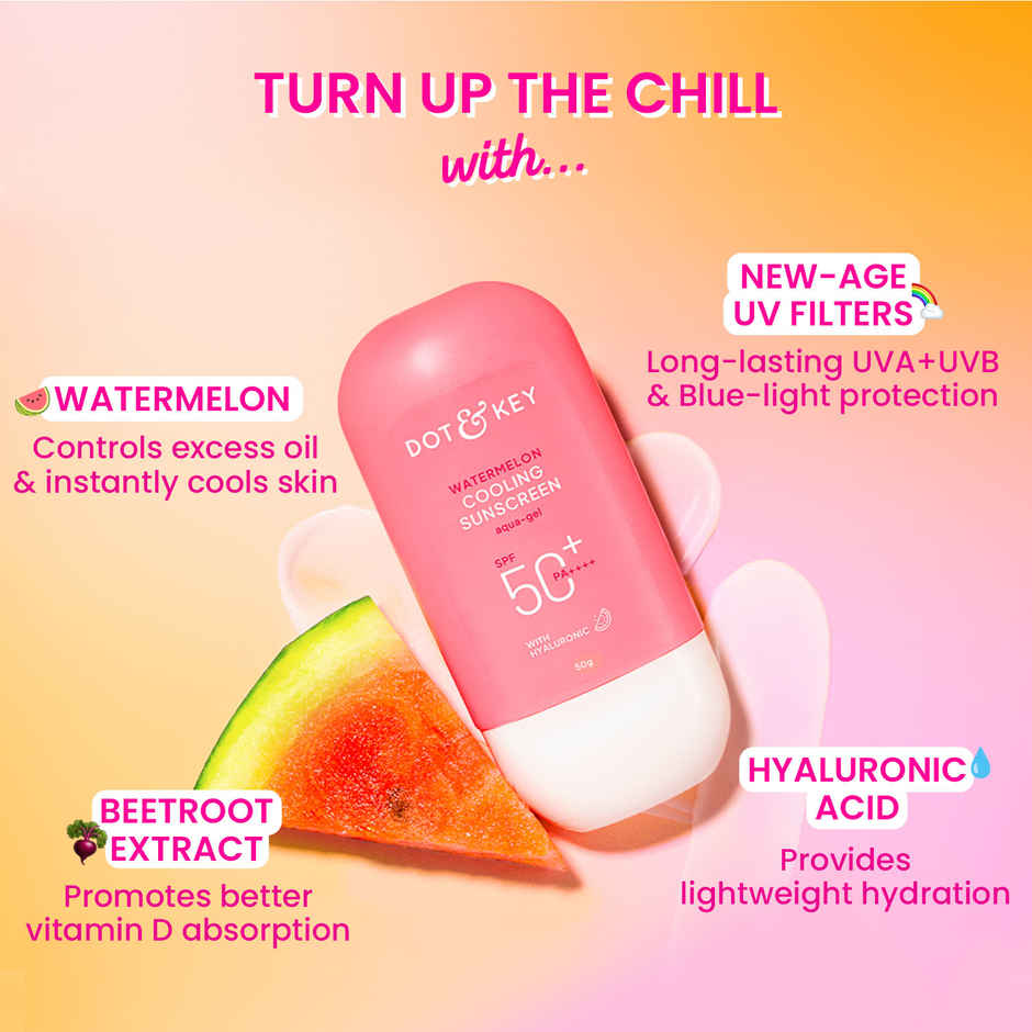 Dot & Key Watermelon Hyaluronic Cooling Sunscreen SPF 50 PA+++