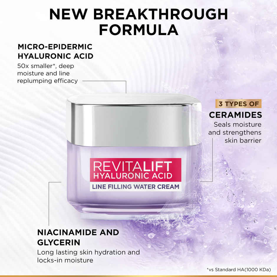 L'Oreal Paris Revitalift Hyaluronic Acid Plumping Day Cream For Women