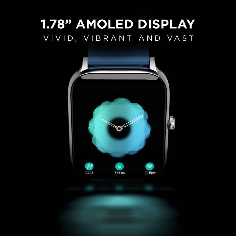 boAt Xtend Pro 1.78" AMOLED Display with Fast Charge - Deep Blue