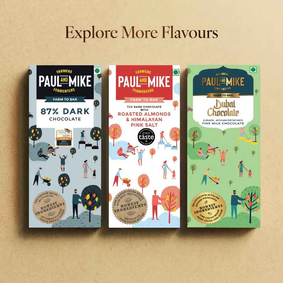 Paul And Mike Mild Dark Rum & Rummy Raisins Chocolate