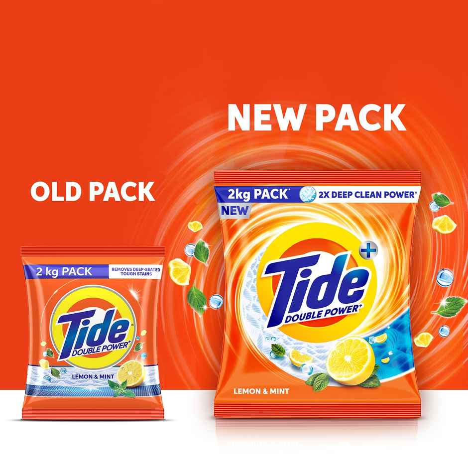 Tide Plus Lemon & Mint Detergent Powder Combo 