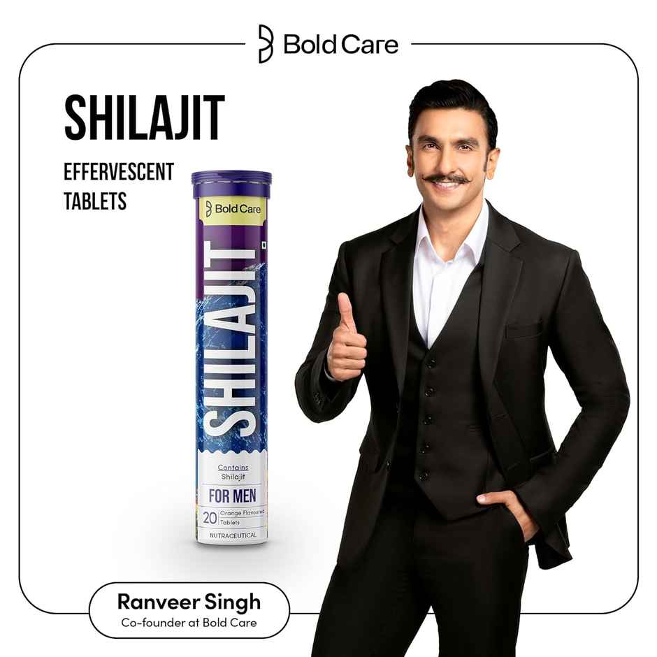 Bold Care Shilajit Effervescent Tablets for Natural Stamina Support