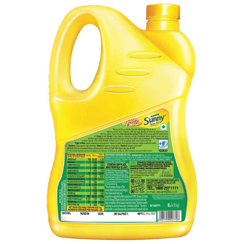 Sunny Soya Fit - Refined Soyabean Oil