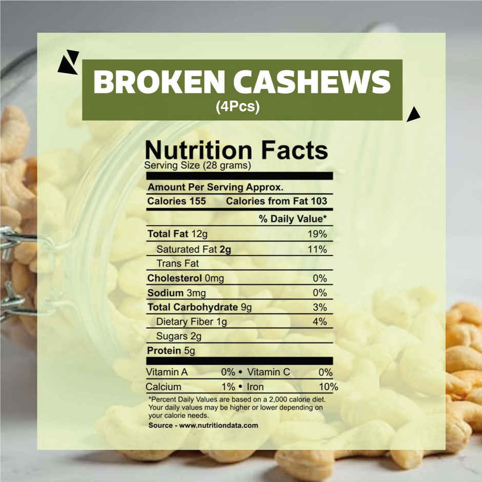 Wonderland Foods Broken Cashew
