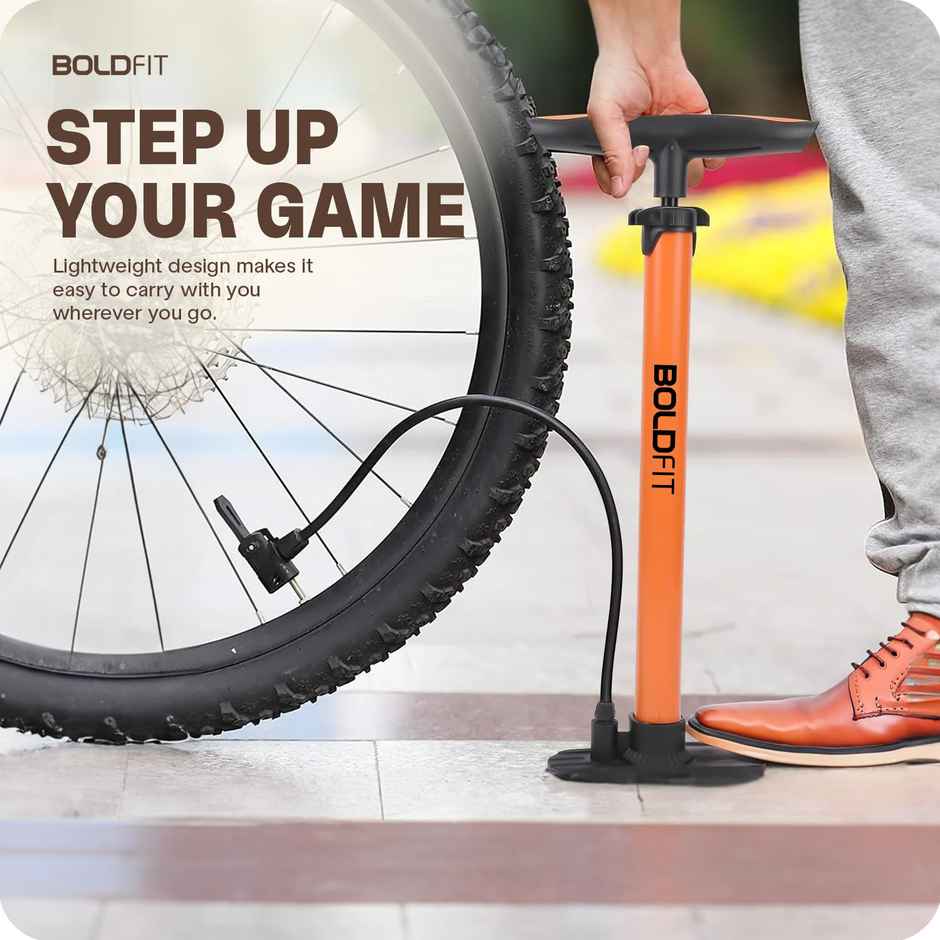 Boldfit Cycle Pump For Bicycle High Pressure Air Pump Long
