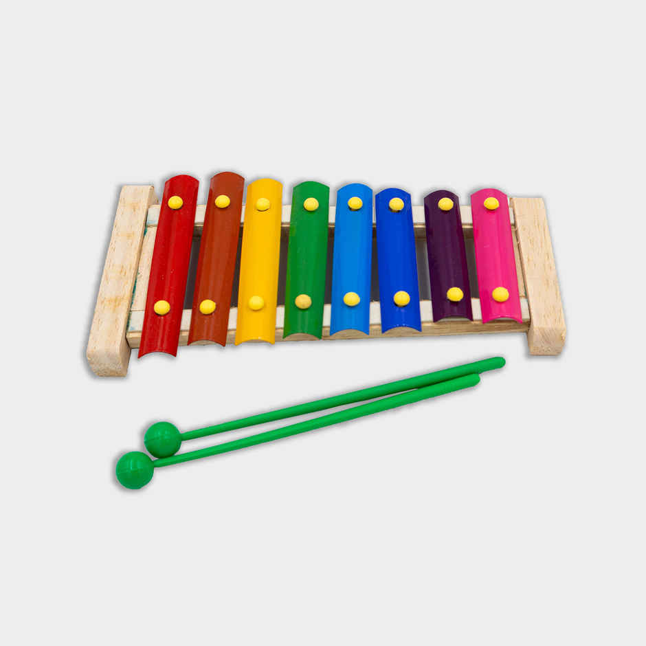 Toybharat Wooden Xylophone | Multicolour | Travel Toys | Birthday Gift | Assorted