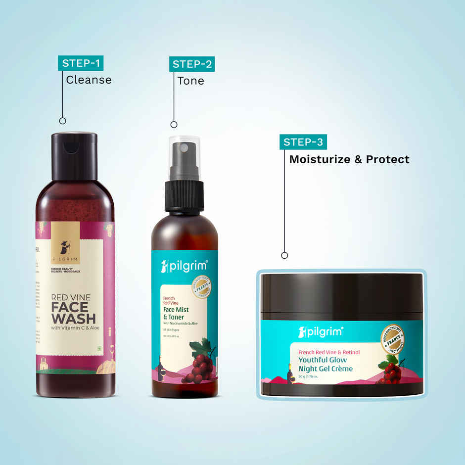 Pilgrim Red Vine Night Creme Gel