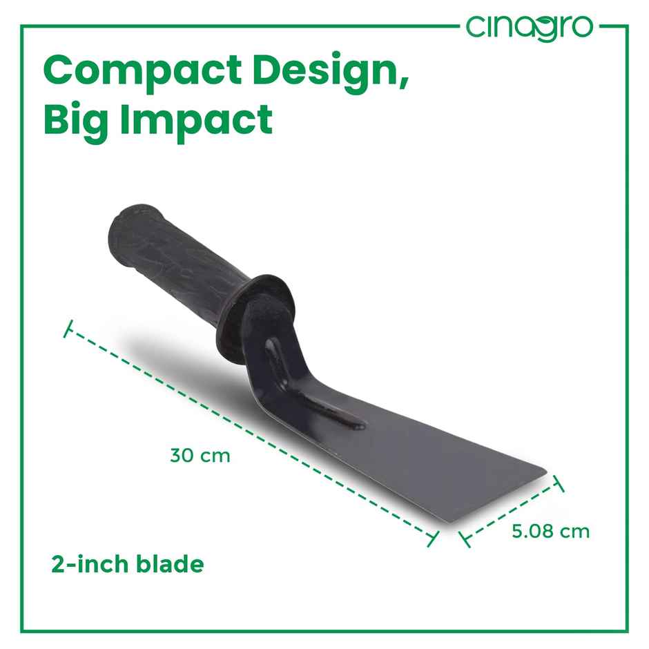 Cinagro Khurpi 2-Inch Metal Blade | Garden Tools for Soil Tilling | Rust-Free