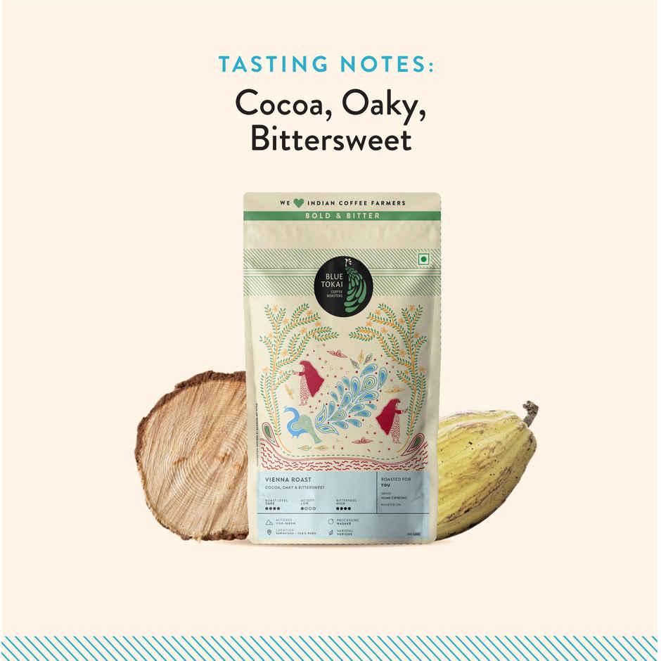 Blue Tokai Vienna Home Espresso Dark Roast Ground Coffee