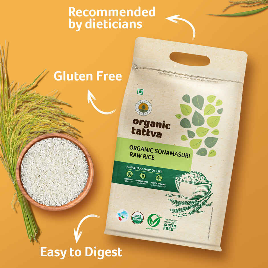 Organic Tattva Organic Sonamasuri White Rice
