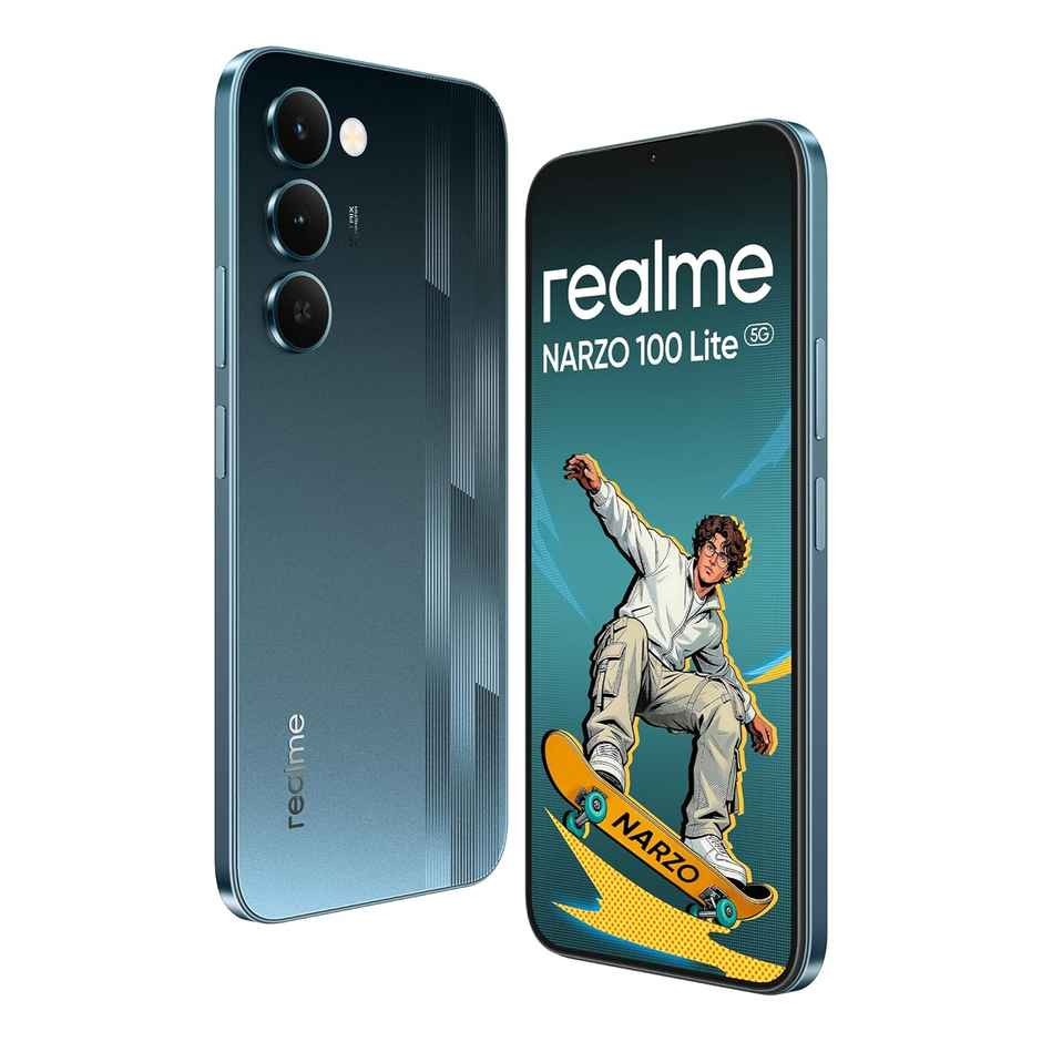Realme narzo 100 Lite 5G Smartphone | 4 GB RAM | 128 GB Storage | Thunder Black