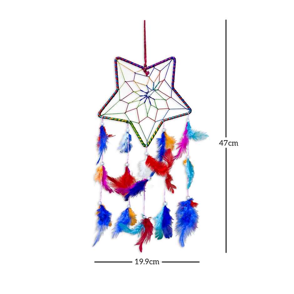 Urbanfix Star Shaped Dream Catcher | Wall Hanging for Bedroom, Car & Living Room Decor
