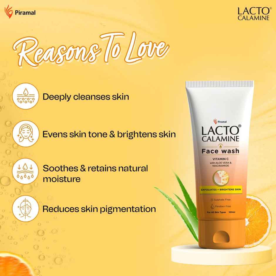 Lacto Calamine Vitamin C Facewash