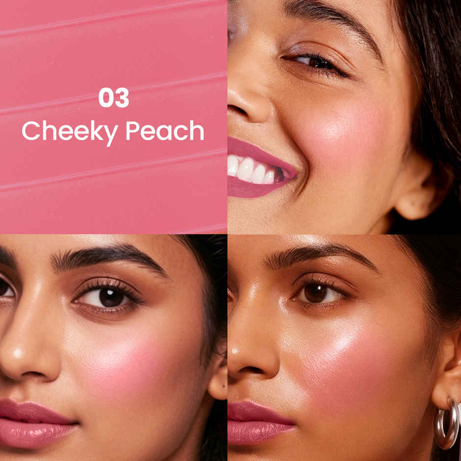 Swiss Beauty Cream It Up Blusher With Shea Butter | 3 Cheeky Peach