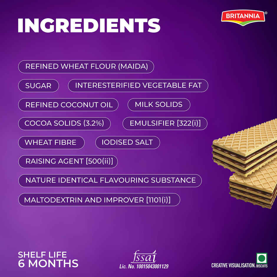 Britannia Treat Rich Creme Choco Flavoured Wafers | Combo