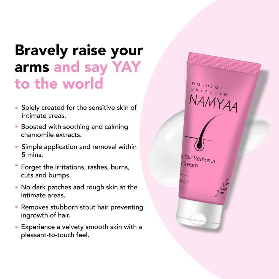 Namyaa Hair Removal Cream For Intimate Skin women