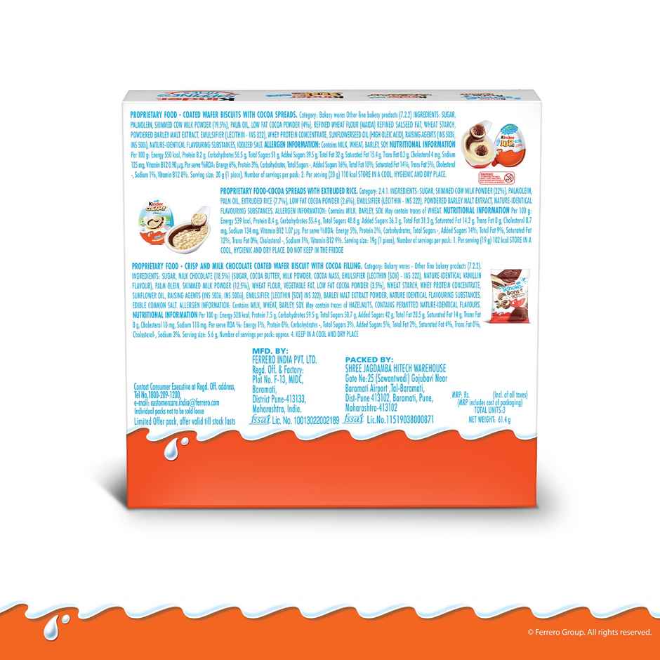 Kinder Happiness Times Assorted Chocolates Gift Pack | Small