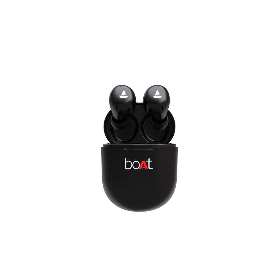 boAt Airdopes 381 TWS Earbuds with 20 Hours Playback, ASAP Charge, IWP Technology(Active Black Indi)