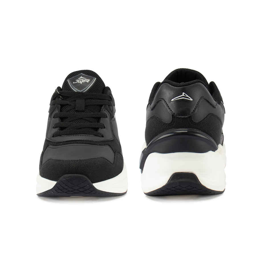 JQR Men's Kevlar Sneakers | Z.Black and B.White - 9