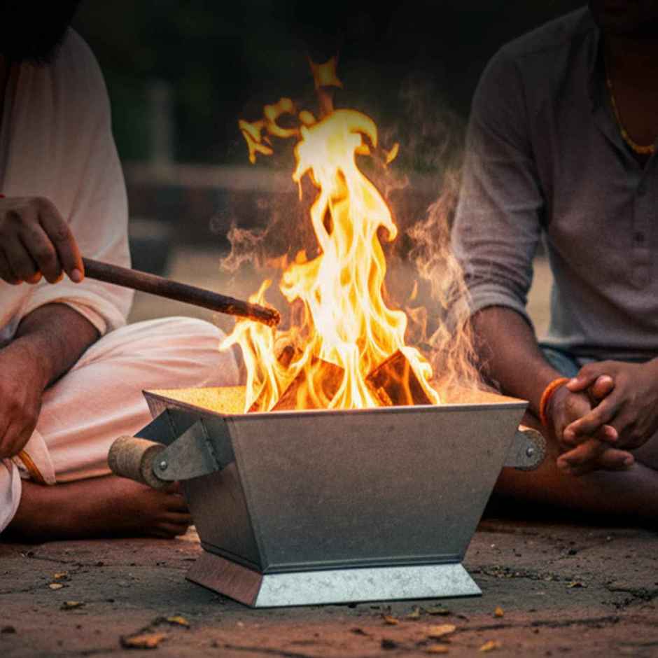 Iron Hawan Kund | Mangal Bhawan