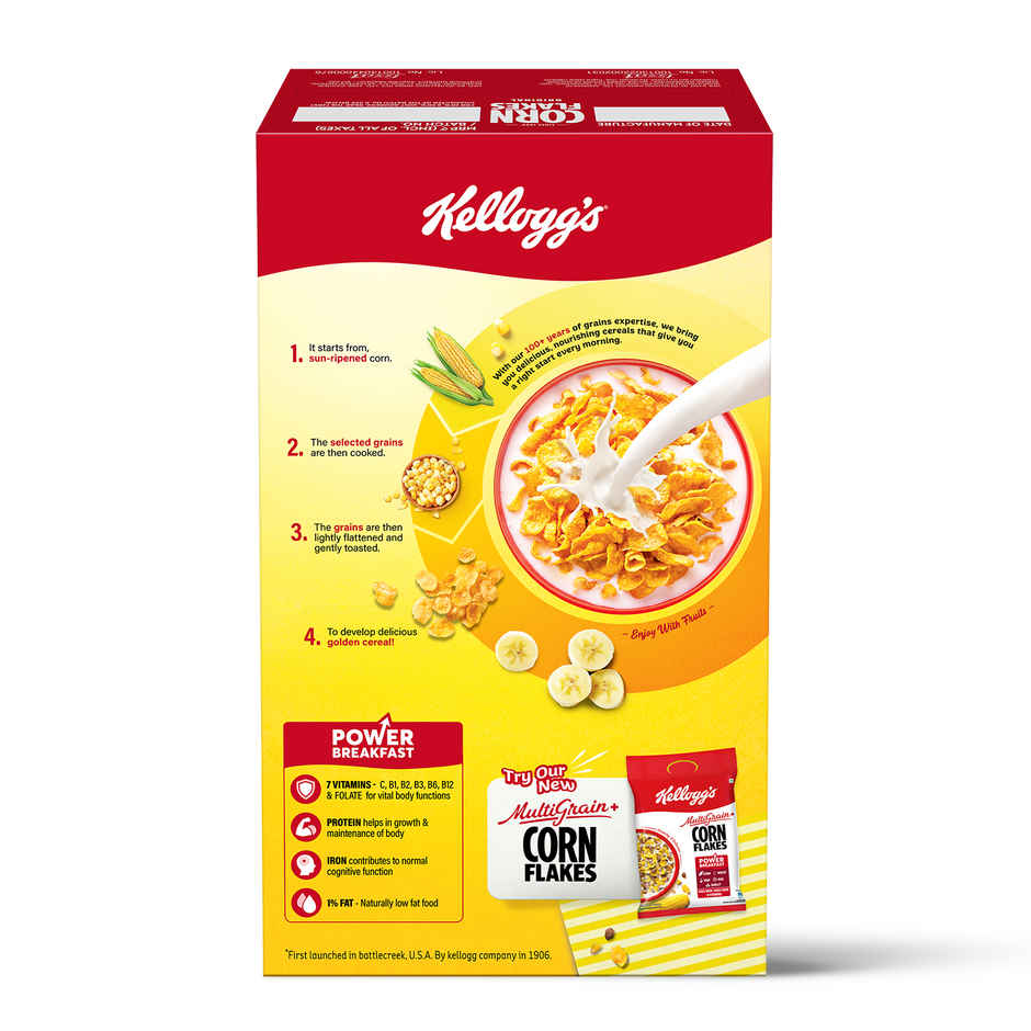 Kellogg's Corn Flakes Original | Power Breakfast | 7 Vitamins