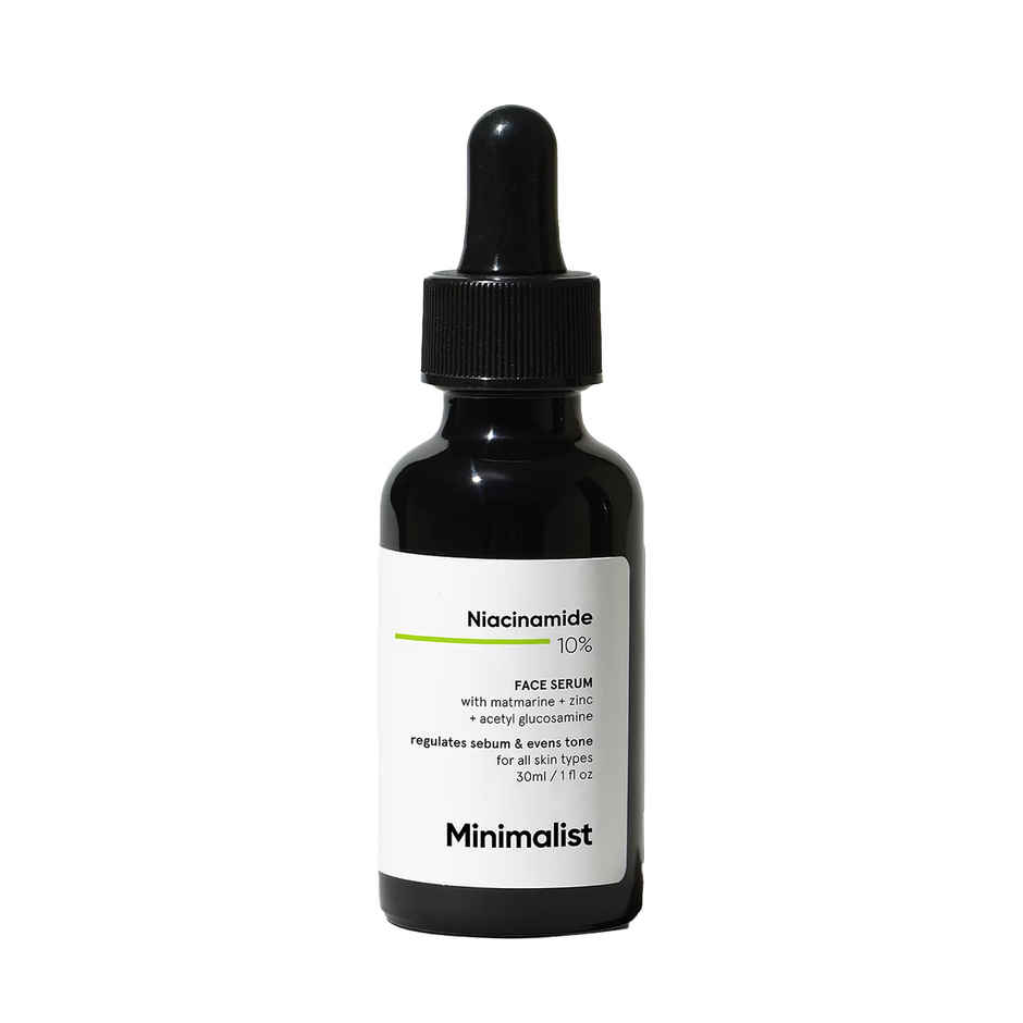 Minimalist Niacinamide 10% Acne and Oil Control Serum For Men & Women.