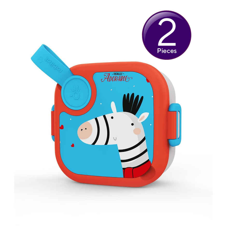 Rabitat Lunchmate Mini Stainless Steel Lunch Box With Spoon - Totally Adorable Combo