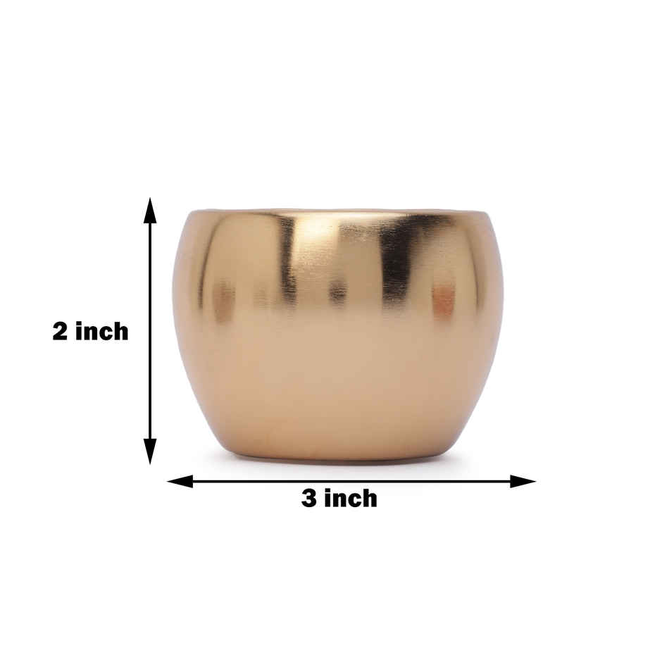 Auradecor Sanskrit Serenity Metallic Candle Set