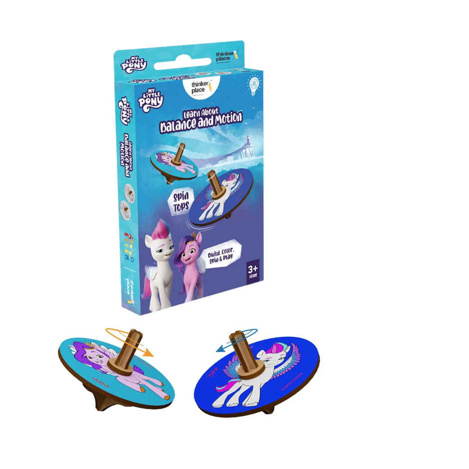 ThinkerPlace Sunny & Pipp Spinning Tops | Interactive Learning & Spinning Fun (Age 3+)