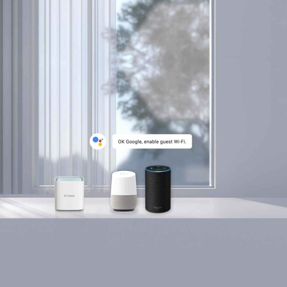 D-Link M15 |AX1500 Eagle Pro 1500 Mbps Dual Band AI Powered Mesh Wi-Fi 6 Speed