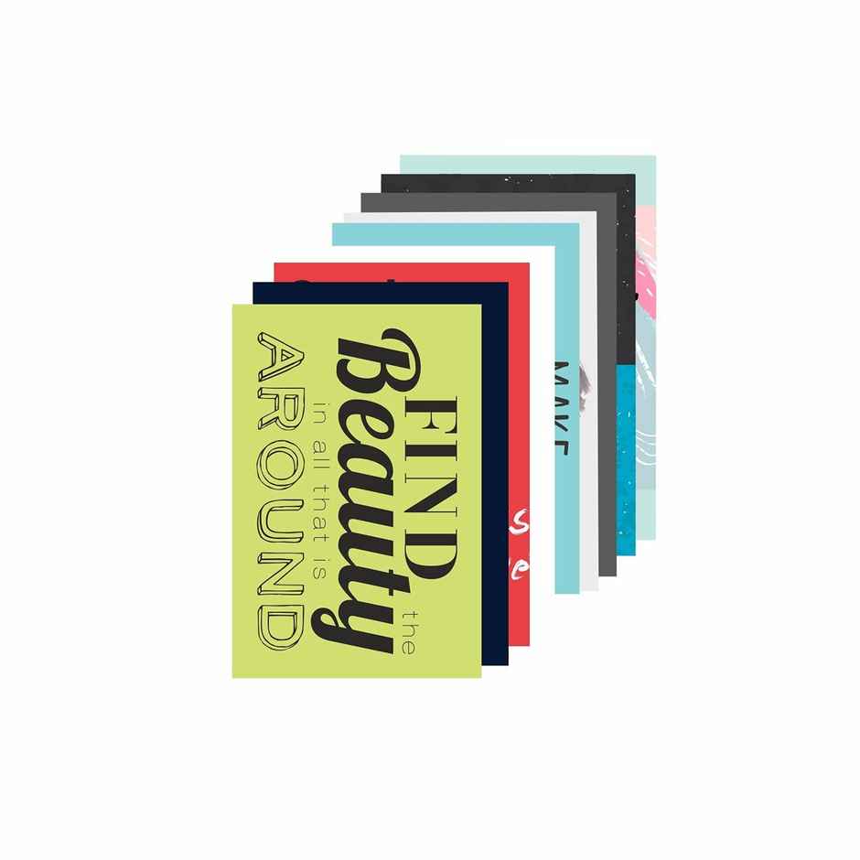 Paper Plane Design Wall Posters For Office Decor | Set of 10 | Size | 12 Inch x 18 Inch | D13