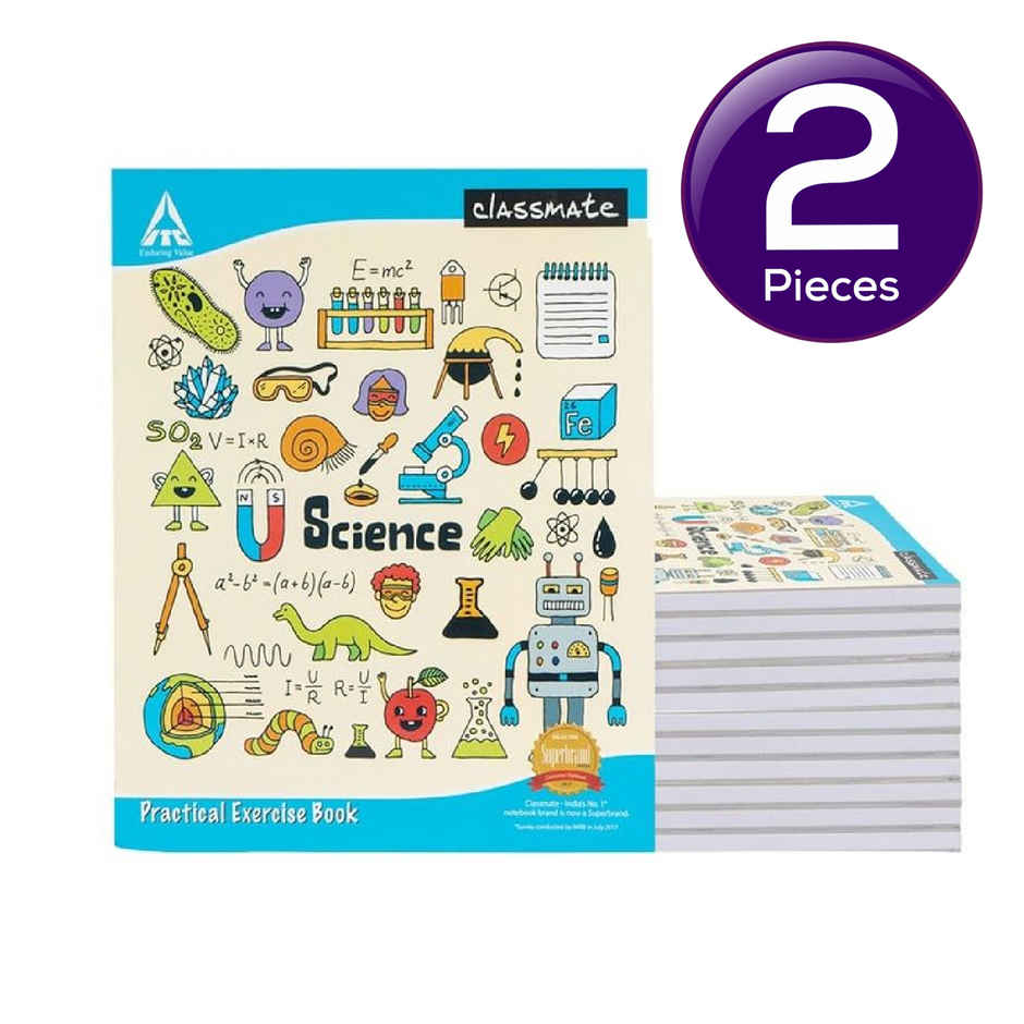 Classmate Single Side Ruled Practical Notebook (Assorted Design) Combo