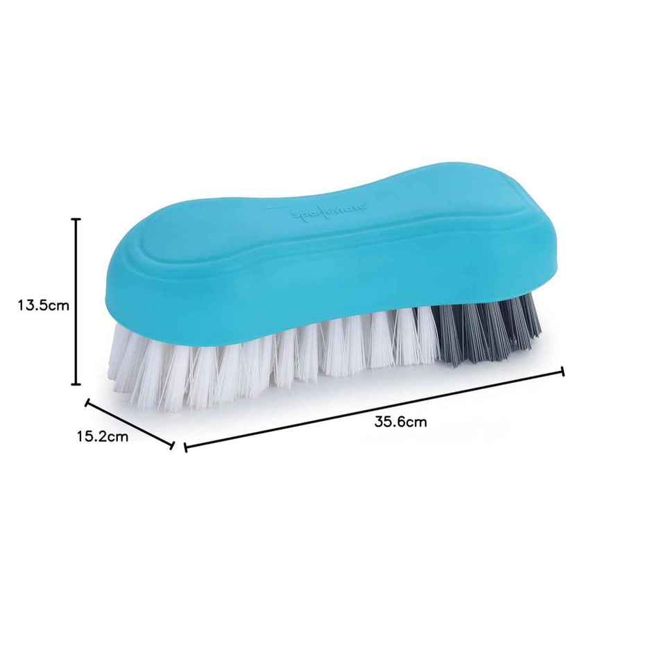 Sparkmate By Crystal Premium Cloth Brush With Soft & Hard Bristles Assorted Plastic