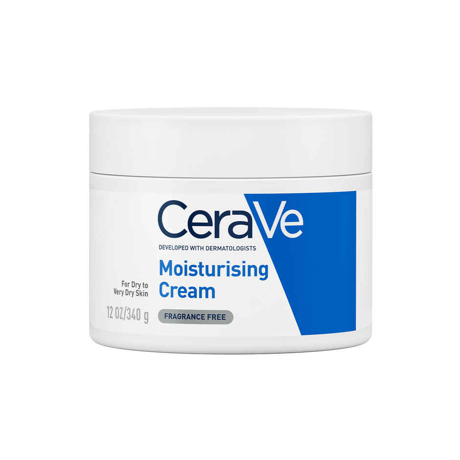 CeraVe Moisturizer For Dry Skin, Barrier Repair Cream With Ceramides, Dermatologist Recommended