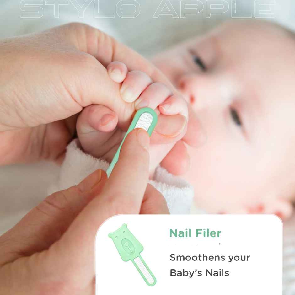 R for Rabbit Stylo Apple Baby Manicure Set Green
