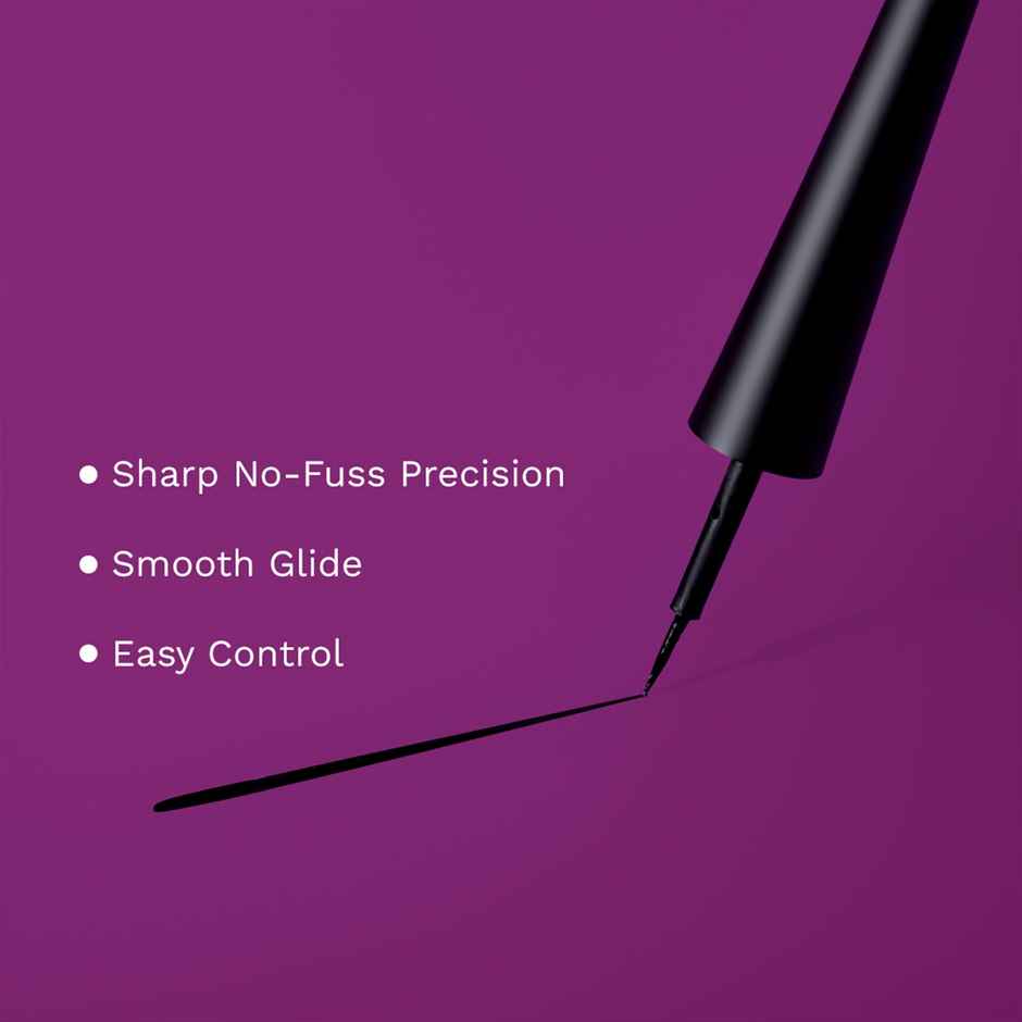 Pilgrim Oh The Drama! Intense Matte Eyeliner Smudge Proof & Water Resistant | Black Scandal 01